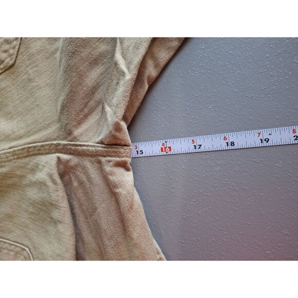 Saddlebred Men Carpenter Pants  36W 29L Beige Loose Fit Workwear Grunge Outdoors - Picture 7 of 7